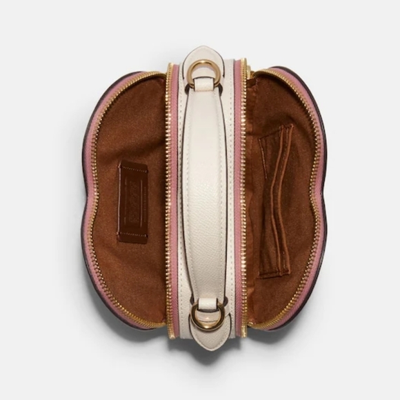 NWT Coach Heart Crossbody With Heart Cherry Print - Picture 6 of 14